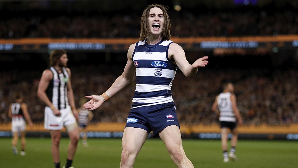 GrianMyerssep11.jpg Gryan Miers has been a revelation for the Cats this season - AFL,Geelong Cats,Gryan Miers